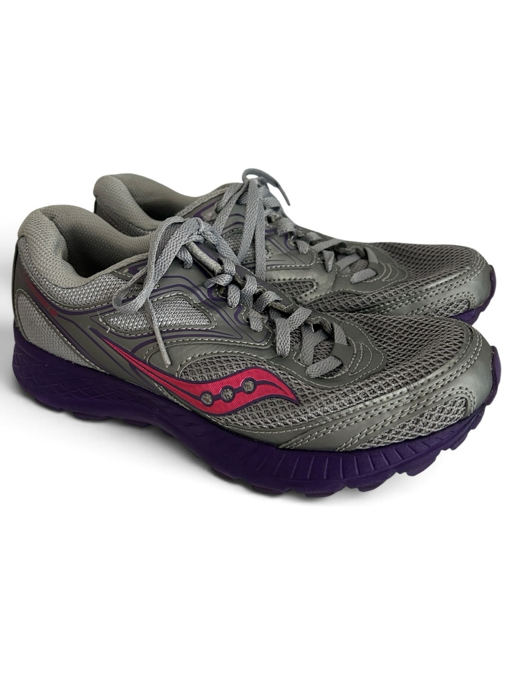 SAUCONY | Saucony Women's Grey and Purple Trainers